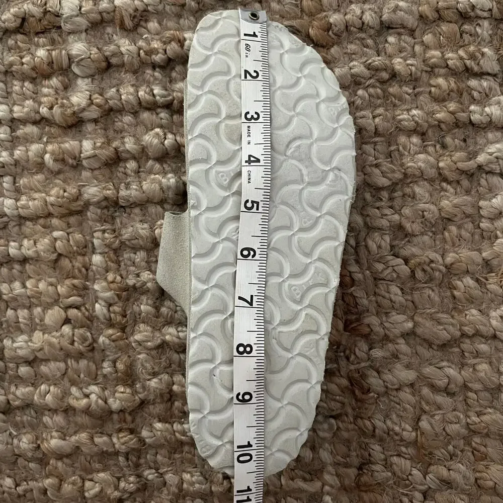 Birkenstock Arizona Oyster Cream Suede Sandals EU 39 Narrow Women’s 8-8.5